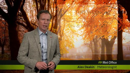 Week ahead - How long will the cold sunny weather last? 28/10/19