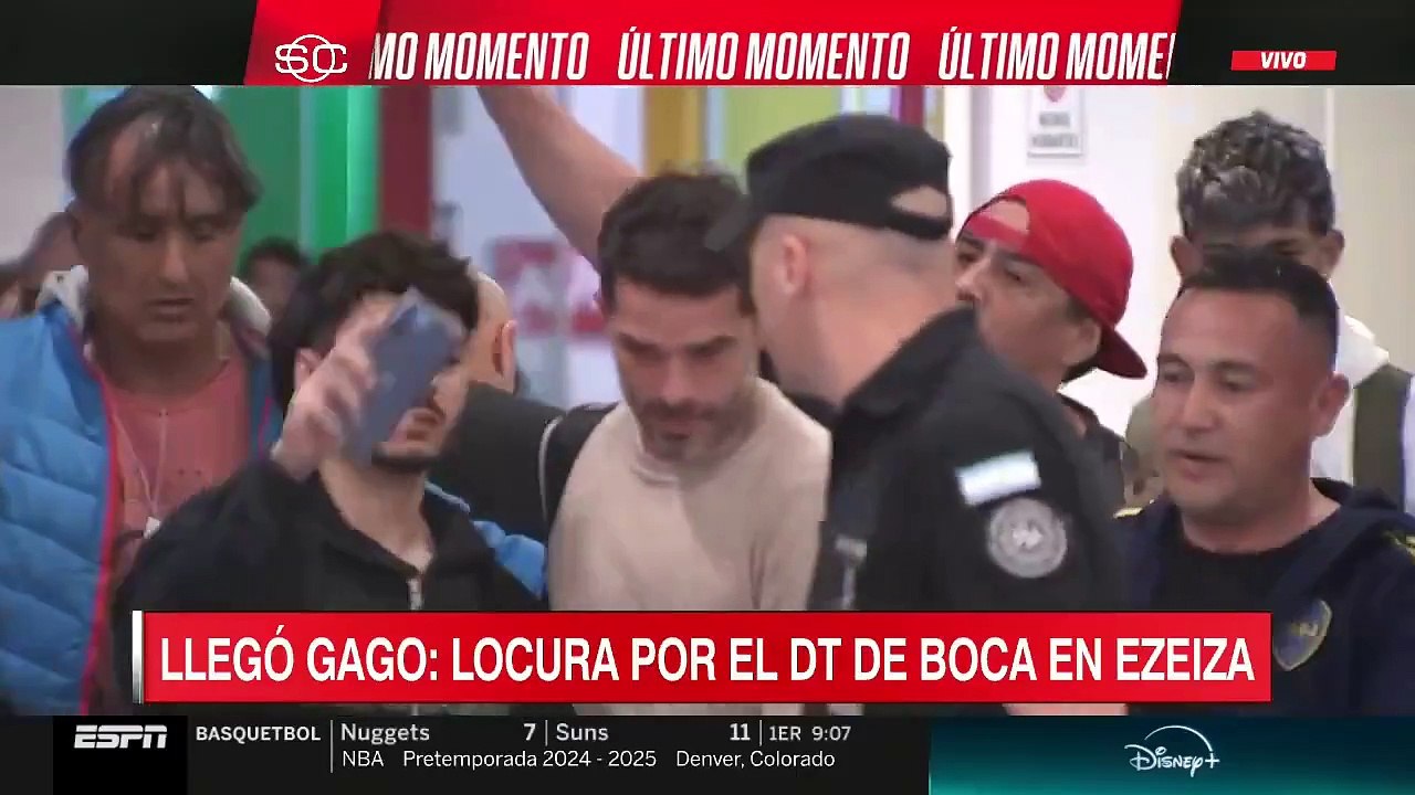 "Vuelvo a casa": Gago habló con la prensa al aterrizar en Buenos Aires antes de asumir como DT en Boca