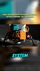 How Astronauts return to earth After Landing on the Moon