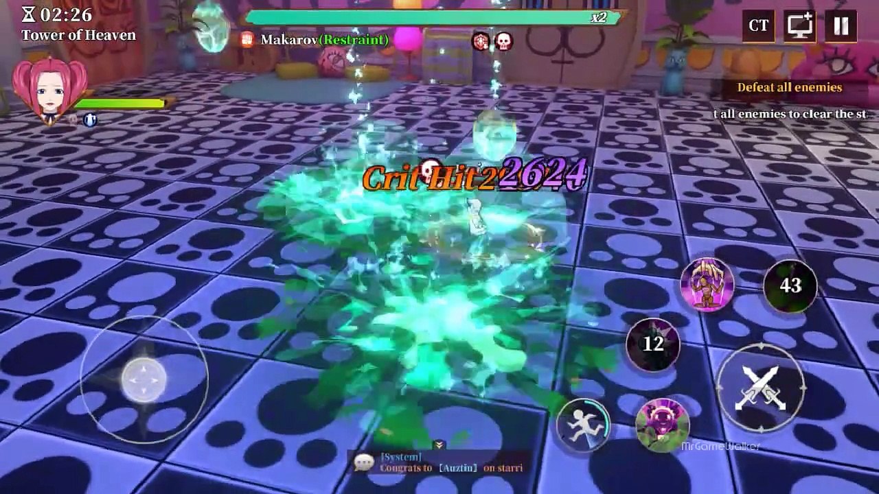 Fairy Tail: Fierce Fight Gameplay (Android/IOS) [No Commentary] Tower of Heaven