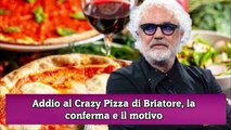 Addio al Crazy Pizza di Briatore, la conferma e il motivo