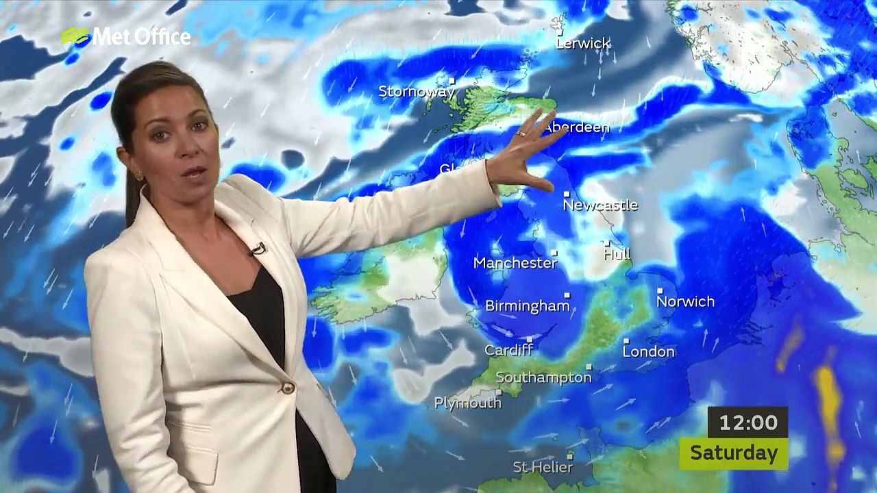 Weekend weather - Unsettled weekend with rain, showers and fog patches 17/10/19