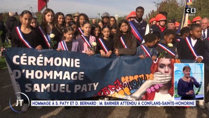 JT du 14 octobre : Une minute de silence en hommage à Samuel Paty et Dominique Bernard.