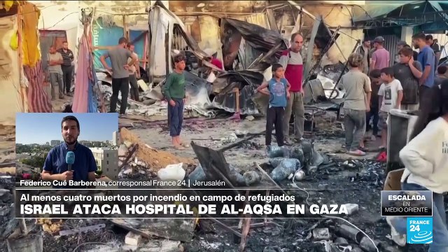 Informe desde Jerusalén: ataque israelí contra hospital de Gaza quema vivos a palestinos desplazados