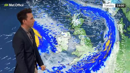Tuesday morning forecast 15/02/22