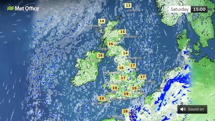 Saturday afternoon forecast 24/09/22