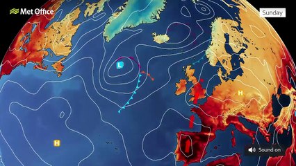 Sunday afternoon forecast 17/07/22
