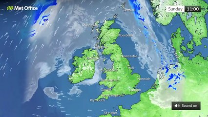 Sunday afternoon forecast 10/07/22.