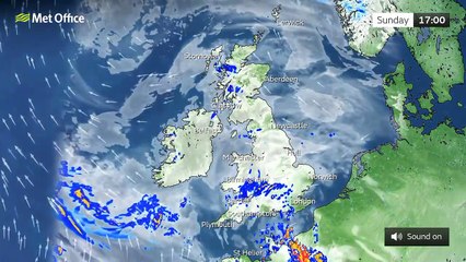 Sunday afternoon forecast 15/05/2022