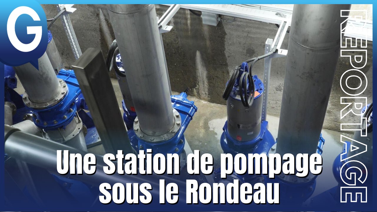 Reportage - Des milliers de mètres-cubes d'eau transitent sous le Rondeau