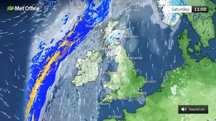 Saturday afternoon forecast 26/02/22