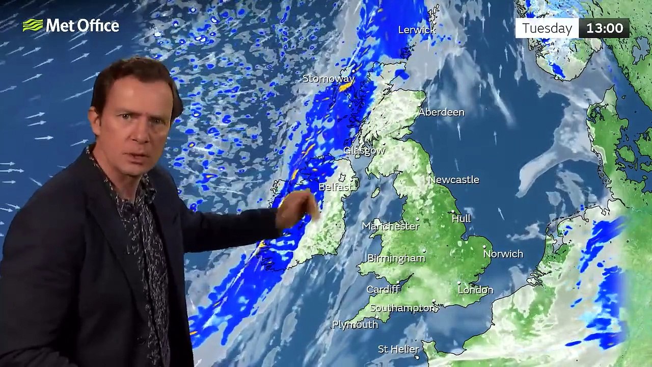 Tuesday afternoon forecast 15/03/22