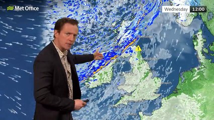 Wednesday afternoon forecast 23/02/22