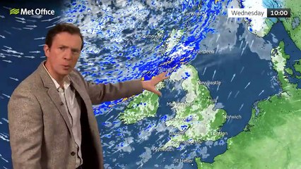 Wednesday morning forecast 23/02/22