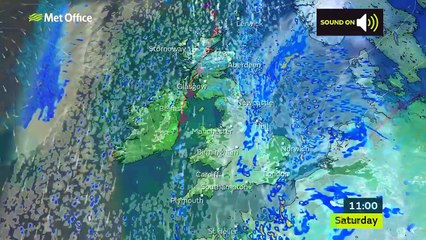 Saturday afternoon forecast 27/11/21