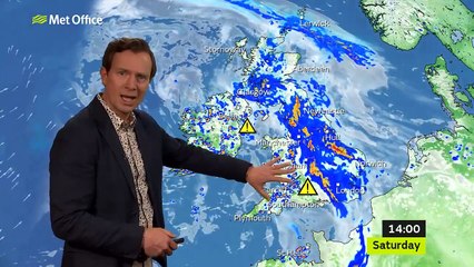 Saturday morning forecast 21/08/21