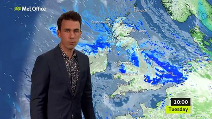 Tuesday morning forecast 17/08/2021