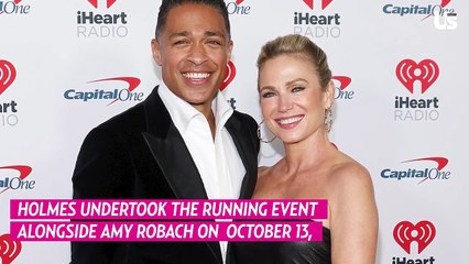 T.J. Holmes in Ambulance After Chicago Marathon Injury Alongside Amy Robach