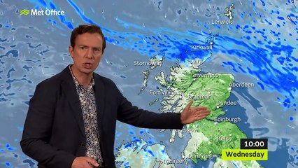 Wednesday Scotland weather forecast 18/08/21