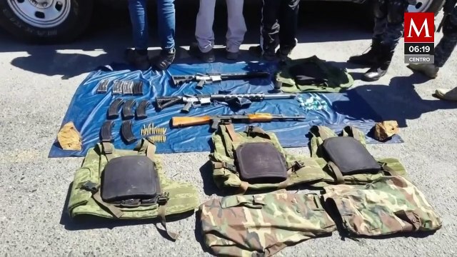 Detienen a tres presuntos integrantes del CJNG tras enfrentamiento en Zacatecas
