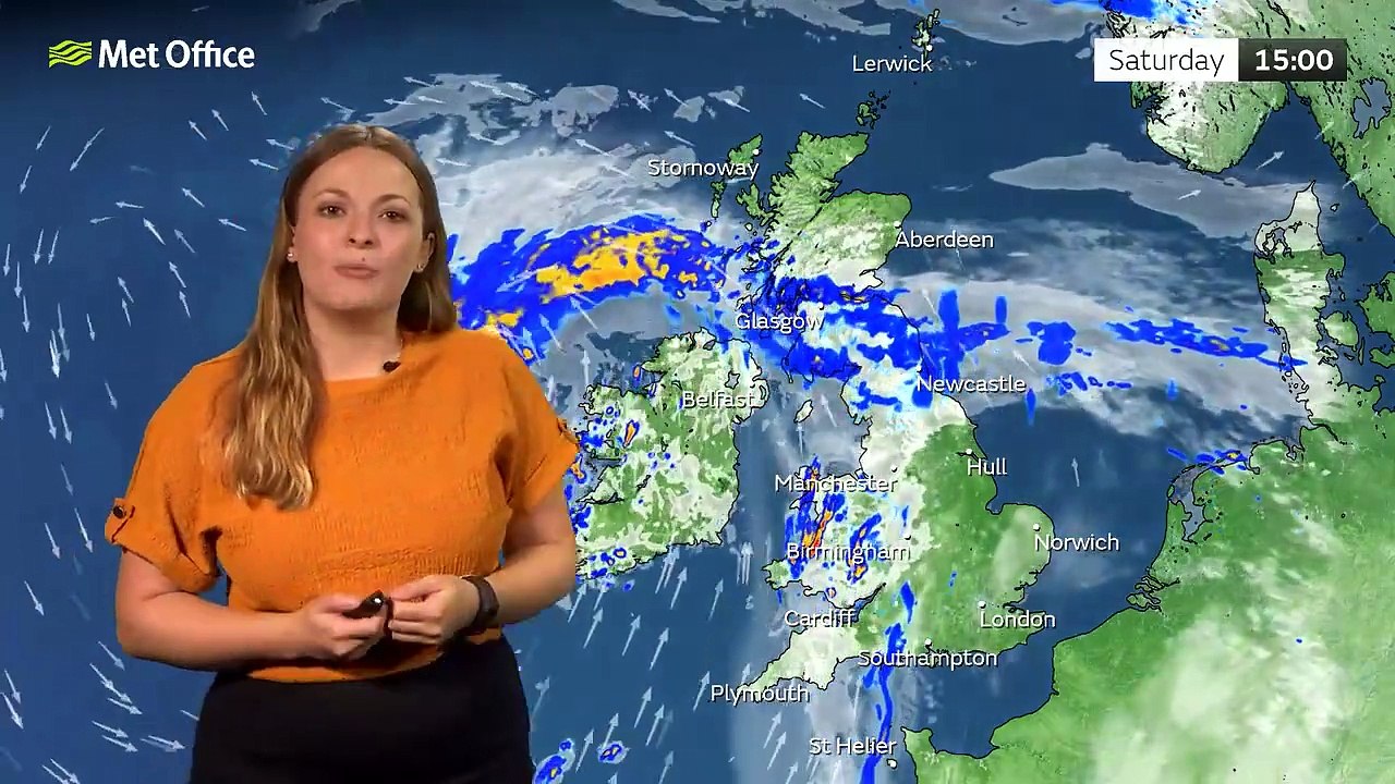 Saturday afternoon forecast 29/10/22