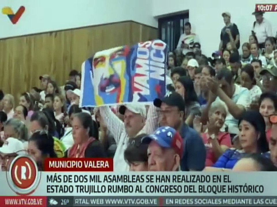 En Valera Edo. Trujillo se realizaron más de 2 mil asambleas rumbo al Congreso del Bloque Histórico