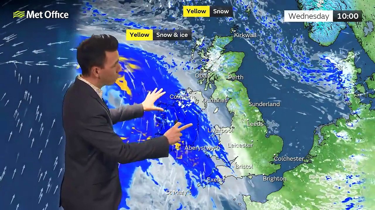 Tuesday evening forecast 14/03/23