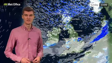Sunday afternoon forecast 29/01/23