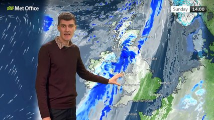 Sunday afternoon forecast 22/01/23