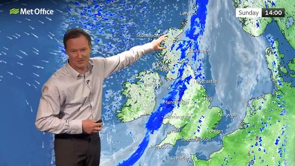 Sunday afternoon forecast 14/05/23