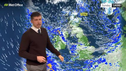 Sunday afternoon forecast 15/01/23