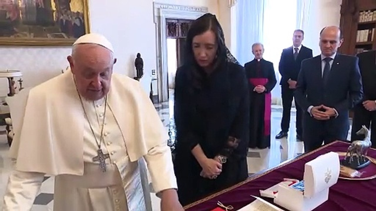 Victoria Villarruel se reunió con el papa Francisco