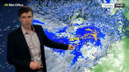 Monday evening forecast 18/09/2023