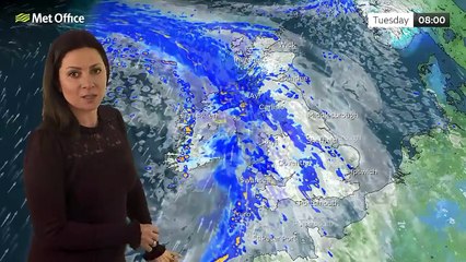 Monday evening forecast 27/03/23