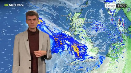 Sunday afternoon forecast 30/07/2023