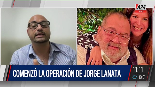 COMENZÓ LA TERECRA CIRUGÍA A JORGE LANATA POR COMPLICACIONES INTESTINALES