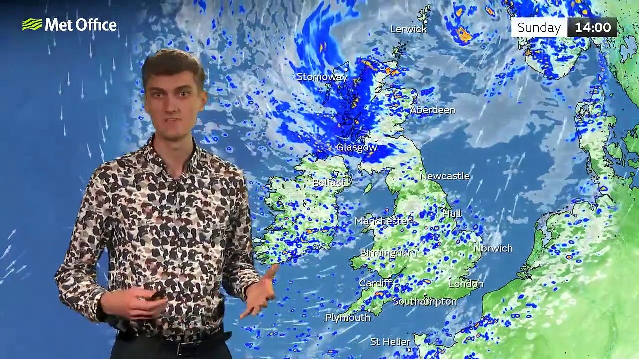 Saturday evening forecast 15/07/23