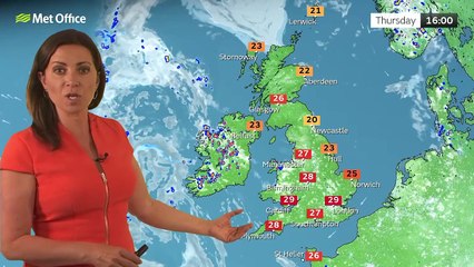 Wednesday evening forecast 14/06/23