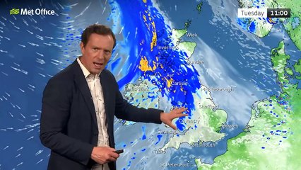 Monday evening forecast 26/06/2023