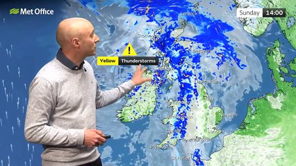 Sunday afternoon forecast 30/04/23