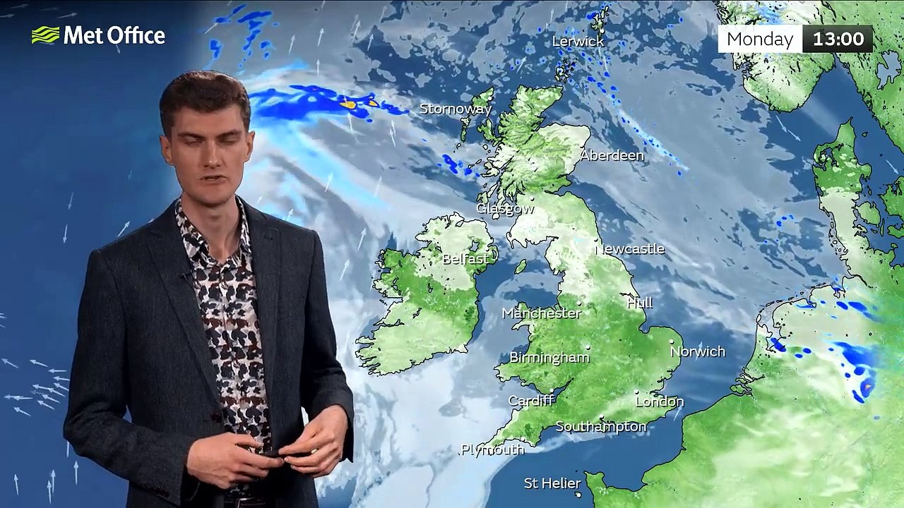 Sunday evening forecast 08/10/23