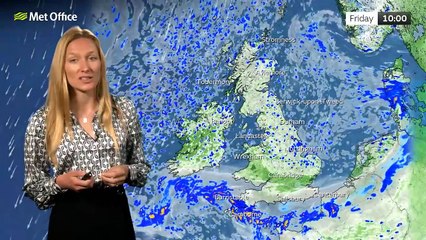 Met Office Friday morning forecast 26/04/2024