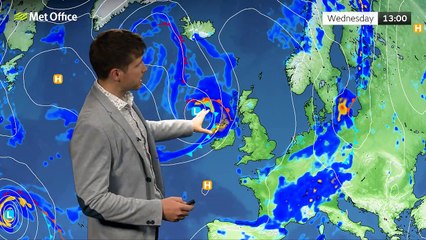 Wednesday afternoon forecast 13/09/23