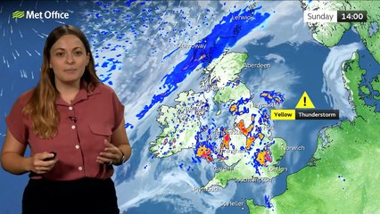 Sunday afternoon forecast 10/09/2023