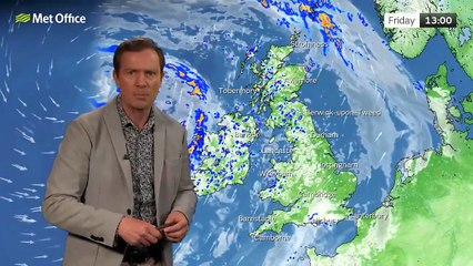Thursday evening forecast 10/08/23