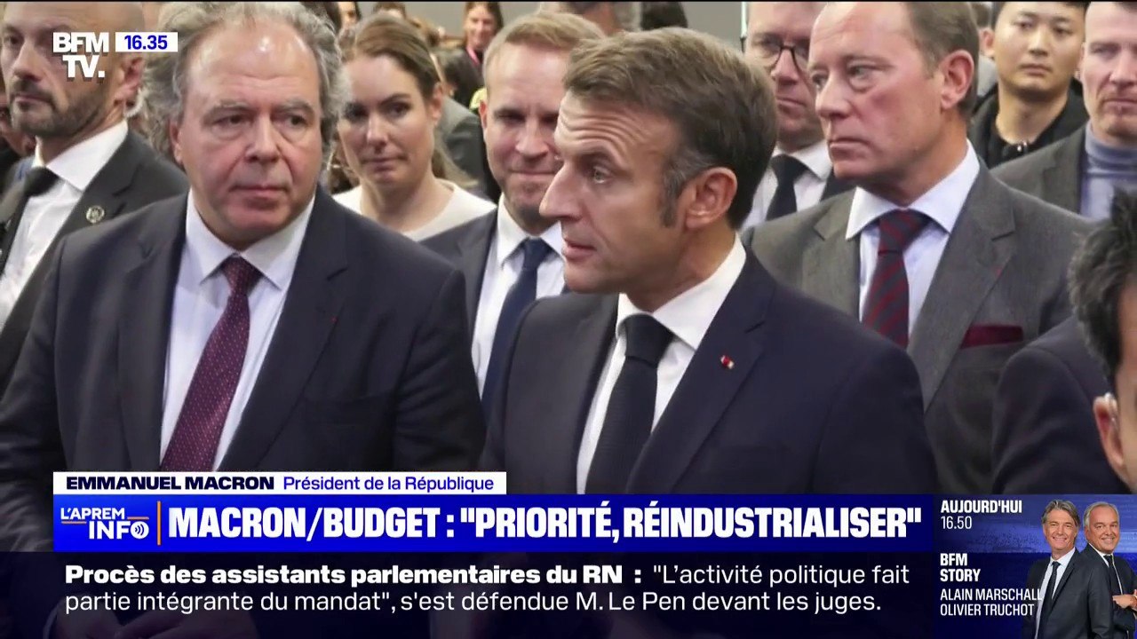 Vente de Doliprane: "Le gouvernement a les instruments pour garantir que la France soit protégée", assure Emmanuel Macron