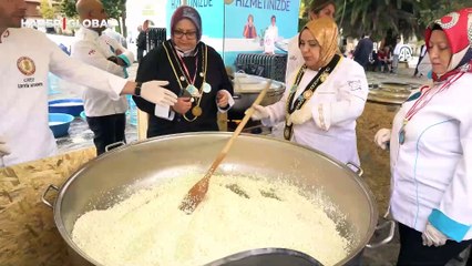 Osmancık pirinci, İstanbul'da "pilav günü" ile tanıtıldı