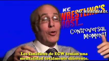 Luchadores hablan de la crucifixión en ECW. (Subtitulado en Español.)