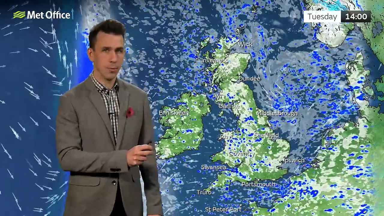 Monday evening forecast 06/11/23