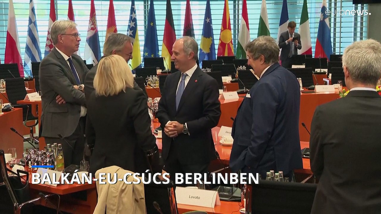 Balkán-EU csúcsot rendeztek Berlinben